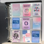 포카 바인더 9칸 앨범 스타카드 수집책 엽서 수납책