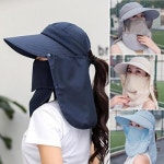 초대형 햇빛가리개 자외선차단모자 여성 썬캡 챙모자 TT14