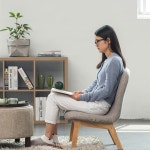 원목 낮은 체어 스툴 양스툴 심플 나비의자 다크 받침대 민박 월넛 다크 보조의자 소파 의자 다크