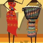 ENNBOM 젬베 경량 아프리카 드럼 패턴 천 스티치 콩고 초보자를 위한 핸드 10 10 in