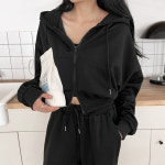 GPA 여자크롭후드집업 스트링와이드팬츠세트 A740-A250