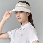 빈폴골프 빈폴골프ACC 여성 로고 와이드핏 썬바이저 - BE538BA231