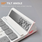 12자리 LCD 데스크톱 계산기 - 학교 교사용 인체공학적 키가 휴대용 기본 사무실