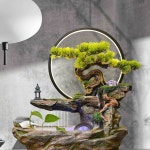 미니분수대 식당 음식점 데스크 카운터 꾸미기 계산대 A 복록금섬 트럼펫