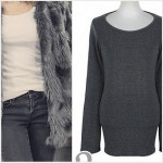 루딘 기본 기모 라운드티셔츠 SD-3984