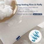 밀레 던지기 베개 삽입물 18x18 100 버진 섬유 충전 침대 소파 2개 1 Standard