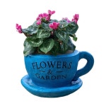 커피잔 모양 대형화분 인테리어 사탕호박 스탠딩 정원