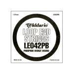 D Addario 인청동 루프 엔드 싱글 스트링 042 020 게이지 024 게이지 LE042PB