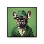 거실용 동물 벽 아트 장식 모자 포스터 인쇄 크리스탈 그림 도자기