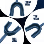 농구 라크로스 하키 레슬링을 위한 성인용 마우스 가드 40개 스트랩 벌크 축구 청소년 복싱 스포츠 마우스피스