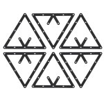 Chazcool 6개 당구 매직 볼 랙 삼각형 랙 8 9 10볼