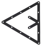 Chazcool 6개 당구 매직 볼 랙 삼각형 랙 8 9 10볼