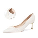 화이트진주 결혼식 구두 34 H9137 6