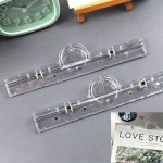 A4자석 문서 브로셔 서류 홀더 아크릴 집게 1P