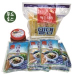 해든 푸드토스 부산밀면10인분밀키트 밀면2kg 사골육수10봉 냉면양념장500g 일회용식초 겨자 1개