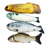 고양이 캣닙 물고기 인형 종류랜덤 1P 애착 봉제 토이