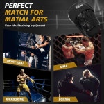 남녀용 커브드 포커스 펀칭 미트 - 무술 가라테 킥복싱 무에타이 태권도용 가죽 복싱 패드