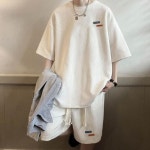 와플 무늬 상하 세트 남성 트레이닝복