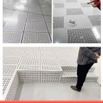 바닥 기류 악세스 전도성타일 환기 정전기 엑세스 바닥재 보양재