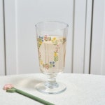 엠에이치앤코 모던하우스 L 들꽃송이 유리 롱 드링크컵 300ml