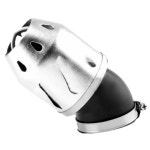 오토바이 에어 필터 흡입구 알루미늄 스쿠터 피트 더트 바이크 쿼드 버그용 1 은