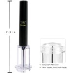 민참 와인 오프너 에어 압력 펌프 코크스크류 병 오프너 포일 커터 애호가에게 선물하기