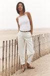 자라 자라 ZARA 브레이드 벨트 치노 팬츠 - 크림865186 EU 38 KR 28
