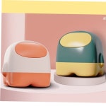 미니 휴지통 책상 화장대 거실 사무실 작은 쓰레기통 민트