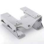 보트 스티어링 시스템용 8 아웃보드 모터 잭 플레이트 조정 가능한 Fiberfly 알루미늄 수동 4 Inches