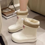레인부츠 장화 우먼스 RAIN 장마철장화 BOOTS 고무 레인 부츠 여성부츠 미들 D 38 3