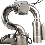 살수차 물대포 자동 분사기 스텐 고압 24V 전기 수동 밸브 전기 조이스틱