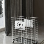 호텔 바퀴달린 이동식 빨래 빨래통 스몰 바구니 철제 세탁 스몰