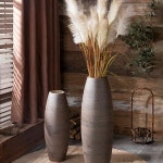 레트로 빈티지 인테리어 세라믹 심플 화병 아이디어 모던 거실 라지 꽃꽂이 미니멀