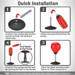 데스크탑 펀칭백 초강력 흡입 복싱백 스피드볼 헤비 듀티 스트레스 해소 복싱백 사무용 쿨 스터프 상사나 동료를 위한 엘리펀트 선물