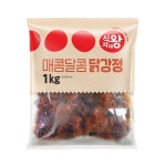 푸디스트 식자재왕 매콤달콤닭강정 1kg 동해식품 냉동 8개