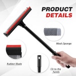 전문가용 8 1 2 1 창문 스퀴지 16 긴 손잡이 주유소용 자동차 가정용 유리 샤워기 실외 청소기