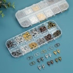 코폭스 랍스터 집게와 오픈 점프 링 세트 보석 제작을 위한 6가지 색상의 집게 열쇠고리 팔찌