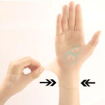 실리콘 손목 인대 보호대 손가락 팔목 보호 아대염좌 의료용 밴드 정형외과 약국 반깁스 지지대 터널