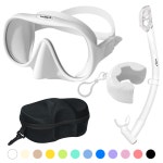 써핏 물유입방지 접이식 성인 스노쿨링 세트