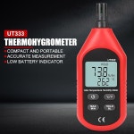 실내 농업 축산업 창고 보관 공공 시설을 위한 LCD 백라이트가 장착된 EVTSCAN 습도계 미니 디지털 공기 온도 습도계 UT333