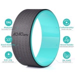 허리 을 위한 요가 휠 뒷바퀴 코어 근육을 늘리고 강화하며 근육과 인대의 긴장을 하고 13 x 5 Green