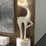 사슴무드등 대형조각상 인테리어 장식품 조형물 거실