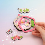 민화샵 무궁화쉐이커키링 만들기 DIY 10개사면 1개더 10 1