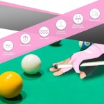 애니소드 통기성과 당구장 장갑은 스누커 큐 스포츠 장갑을 위해 왼손 또는 오른손 3 손가락에 맞습니다 Left hand -B Small