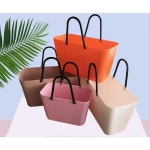 목욕가방 사우나백 플라스틱 쇼핑 바구니 쇼퍼백 휴대용 피크닉-스몰 01