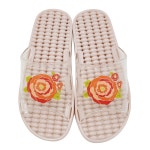 PVC 부귀화 모란 욕실화 욕실화 재물운욕실화 미끄럼방지욕실화 물빠짐기능욕실화 꽃무늬 꽃무늬욕실화 1개