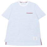 톰브라운 RWB 스트라이프 반팔 셔츠 MJS205A