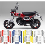 혼다 DAX 125 Mags 데칼 용 오토바이 휠 림 줄무늬 스티커 반사 ST125 ST-125