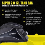 코르텍 슈퍼 2 0 12L 오토바이 탱크백 8230-0505-12