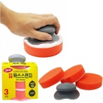 3분세차 이지핸들 손잡이 스펀지왁스 왁스스펀지 광택